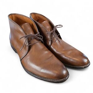 Allen Edmonds Williamsburg Chukka Boots Men’s 11.5 D Brown Leather Dress Boots